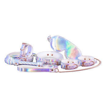 Cosmo Bondage 6 Piece Kit - White Iridescent