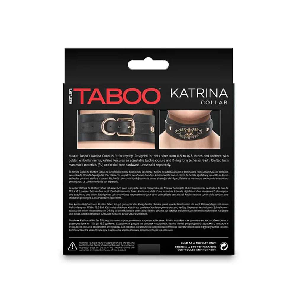 Hustler Taboo 'Katrina' Collar -Black