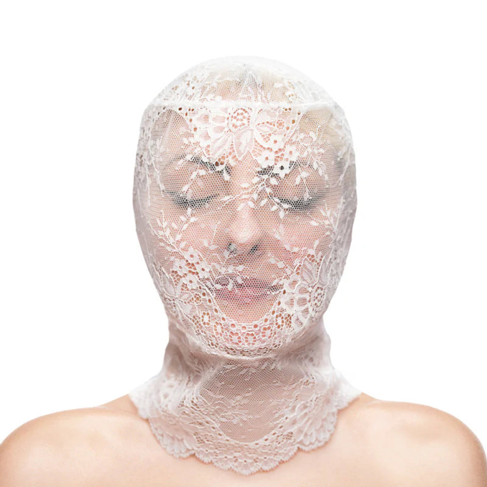 Taboo - Lace Hood - White