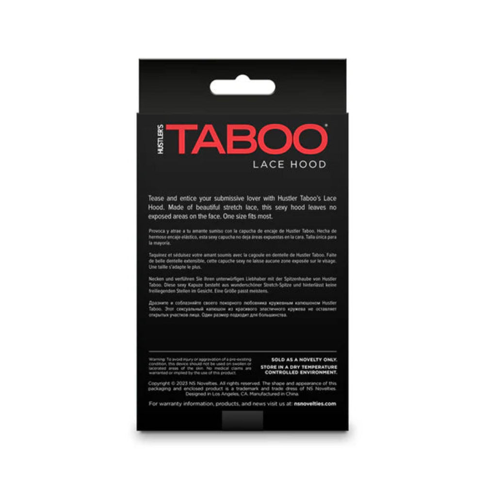 Taboo - Lace Hood - Black