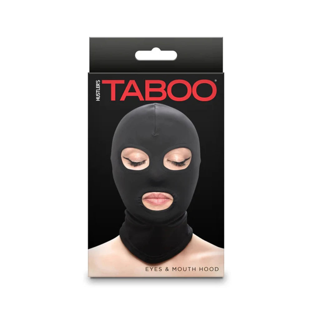 Taboo "Eyes & Mouth" Hood -Black