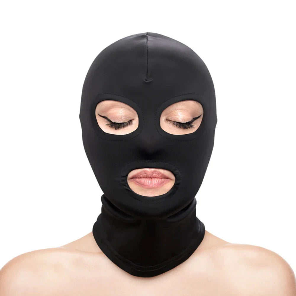 Taboo "Eyes & Mouth" Hood -Black