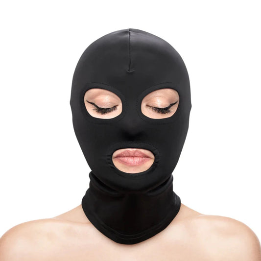Taboo "Eyes & Mouth" Hood -Black