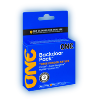 One Backdoor Pack Condoms - 3pk
