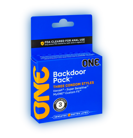 One Backdoor Pack Condoms - 3pk
