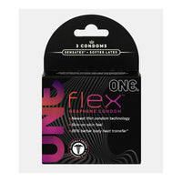 ONE Flex Graphene Condoms -3pk