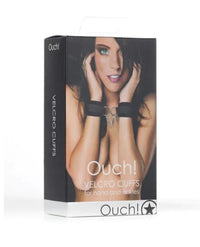 Ouch! "Velcro" Cuffs -Black