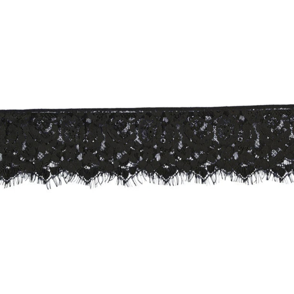 Ouch! Mystère Lace Mask -Black