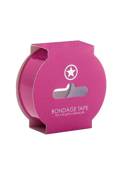 Ouch!  Bondage Tape 57.4" -Pink