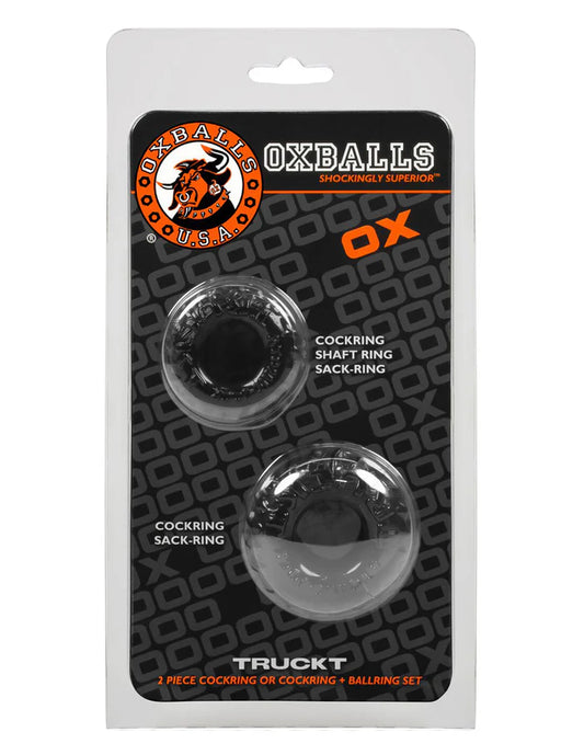 OXB Truckt Cock Rings -Clear