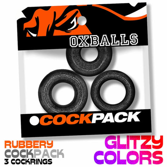 Oxballs Cockpack 3-Pack -Black Mica