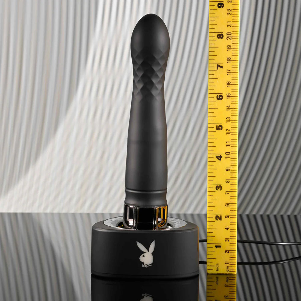 Playboy 'Pleasure Zon' Thrusting Vibe w/ Case