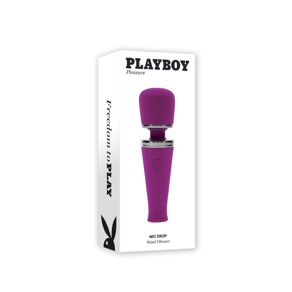 Playboy "Mic Drop" Wand -Purple