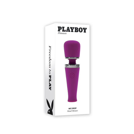 Playboy "Mic Drop" Wand -Purple