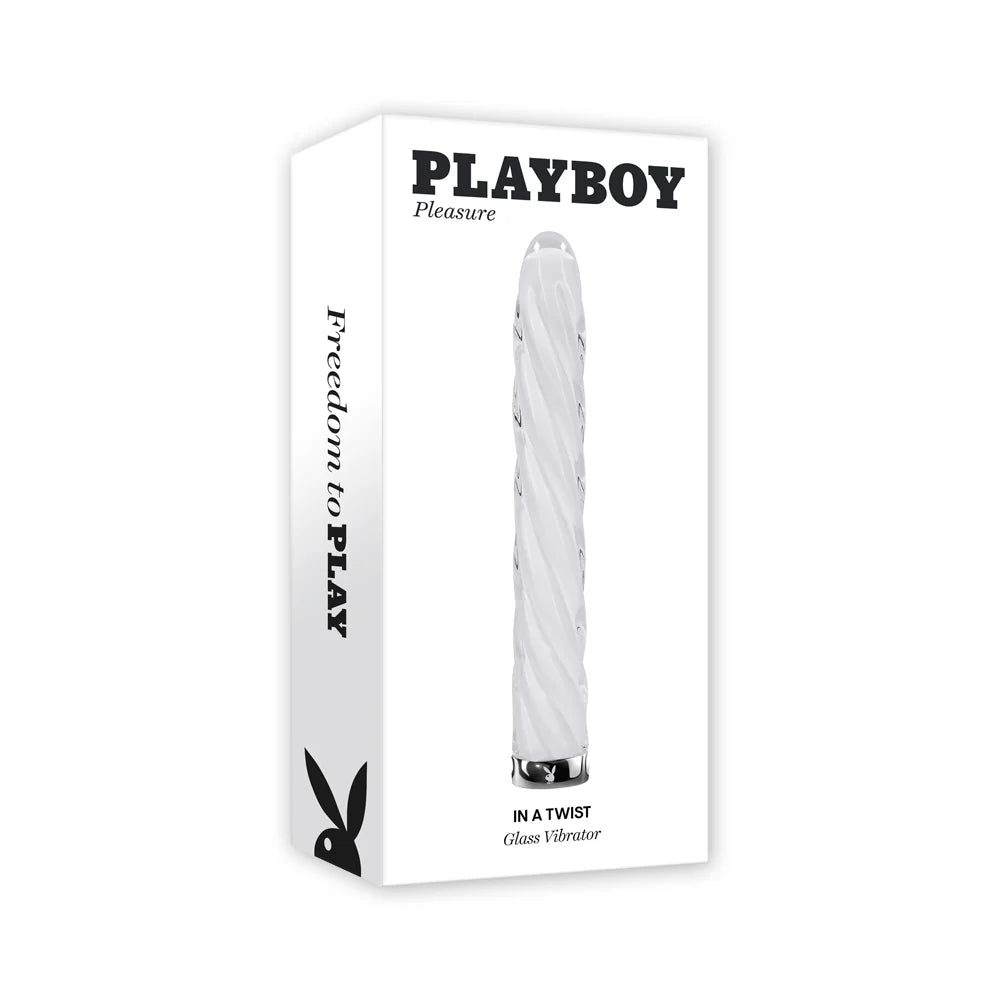 Playboy 'In A Twist' Glass Vibe