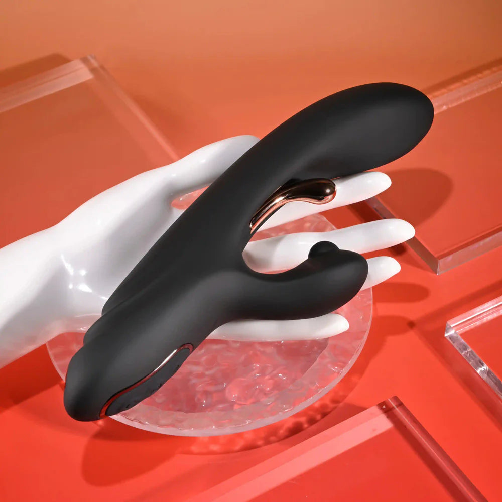 Playboy 'Aureus' Rabbit Vibe -Black