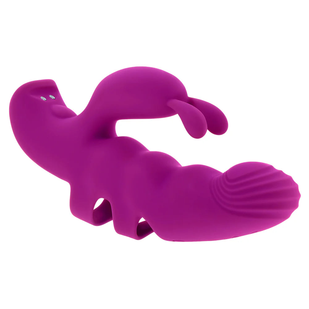 Playboy 'Lend a Hand' Finger Rabbit -Purple