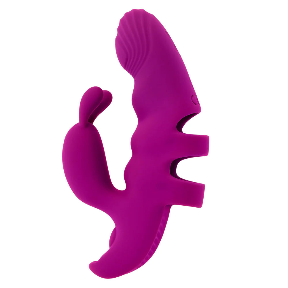 Playboy 'Lend a Hand' Finger Rabbit -Purple