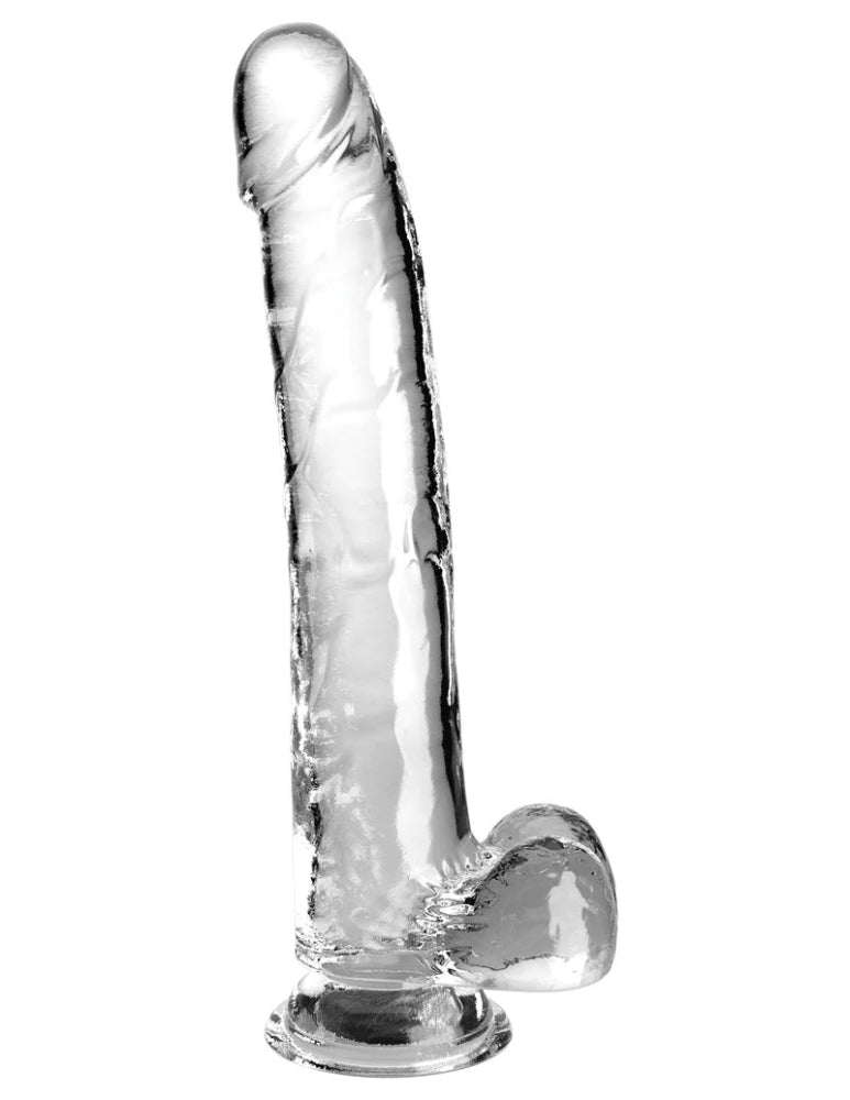 King Cock 11" Clear Dildo