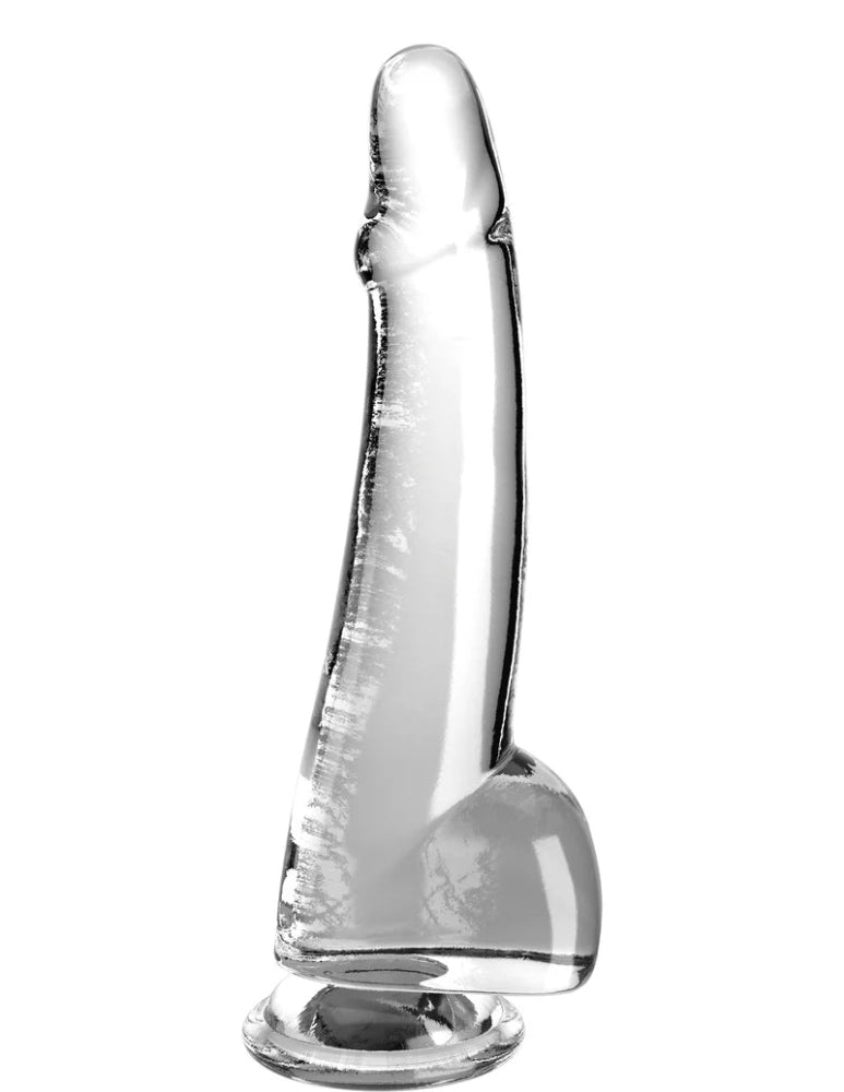 King Cock 10'' Clear Dildo