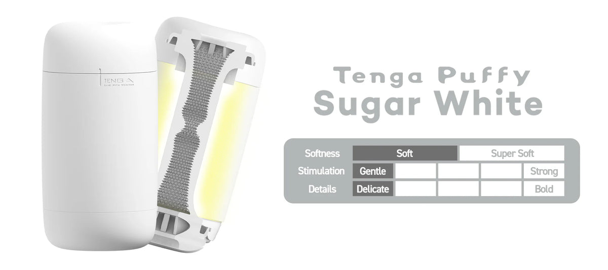 Tenga Puffy Stroker -Sugar White