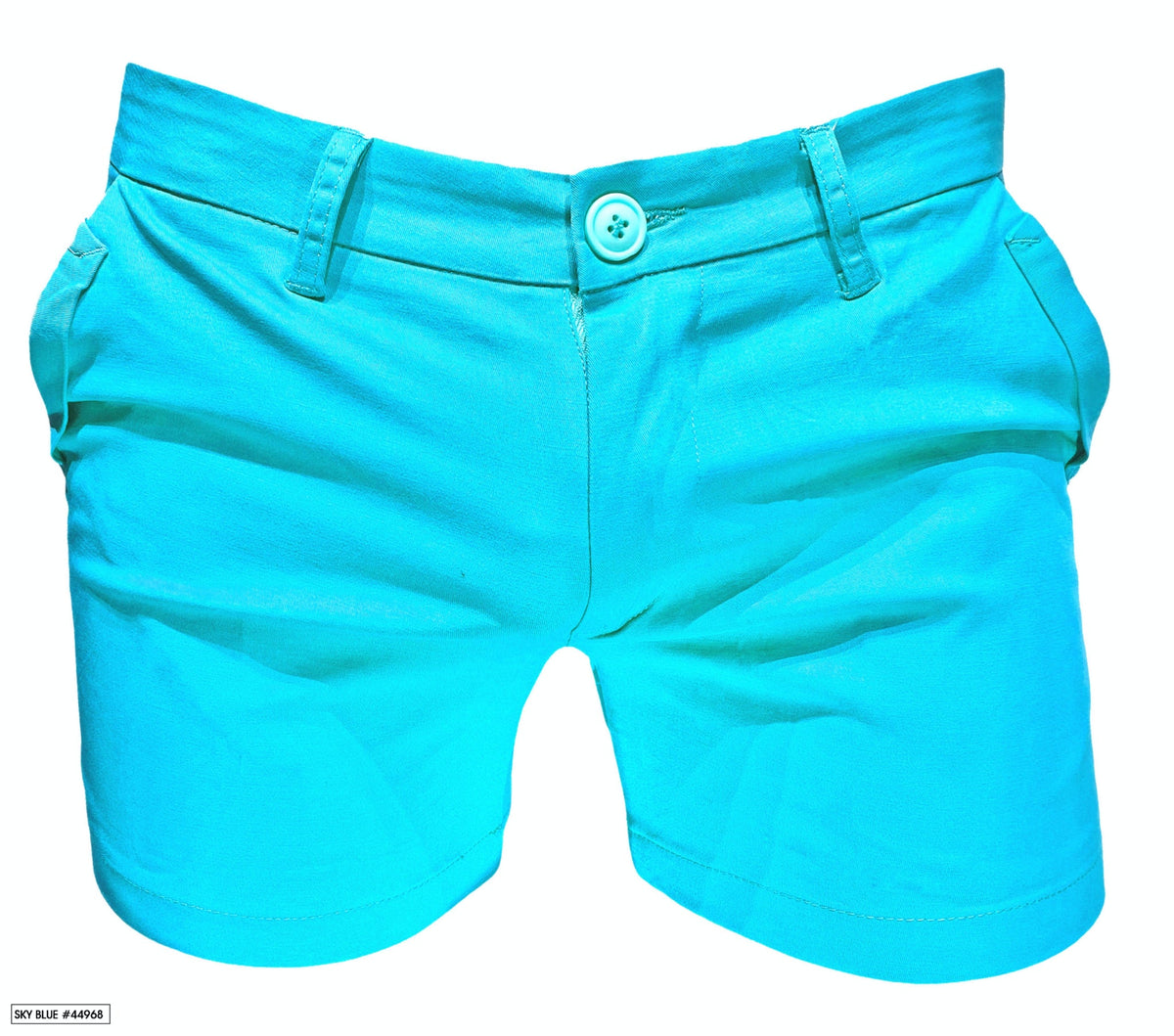 Chino Short Shorts - Sky Blue