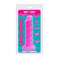 Rock Candy "Suga-Daddy" Dildo 7" -Pink