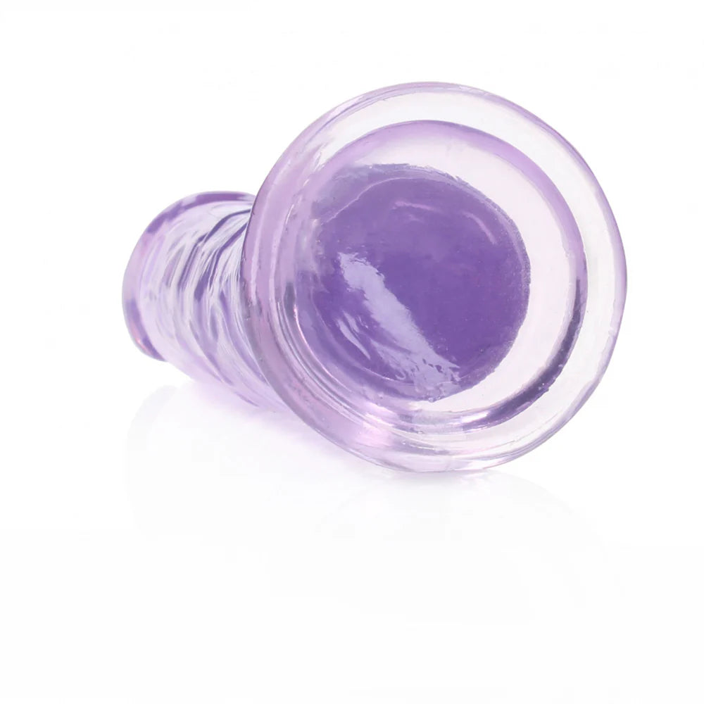 Real Rock 6" Realistic Dildo No Balls -Purple