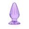 RealRock 4.5" Clear Anal Plug -Purple