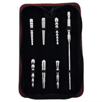 Rouge Stainless Steel 6 pc Penis Plug Set w/ Handle