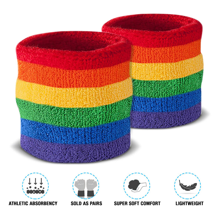 Pride- Rainbow ''Wrist Warmers''