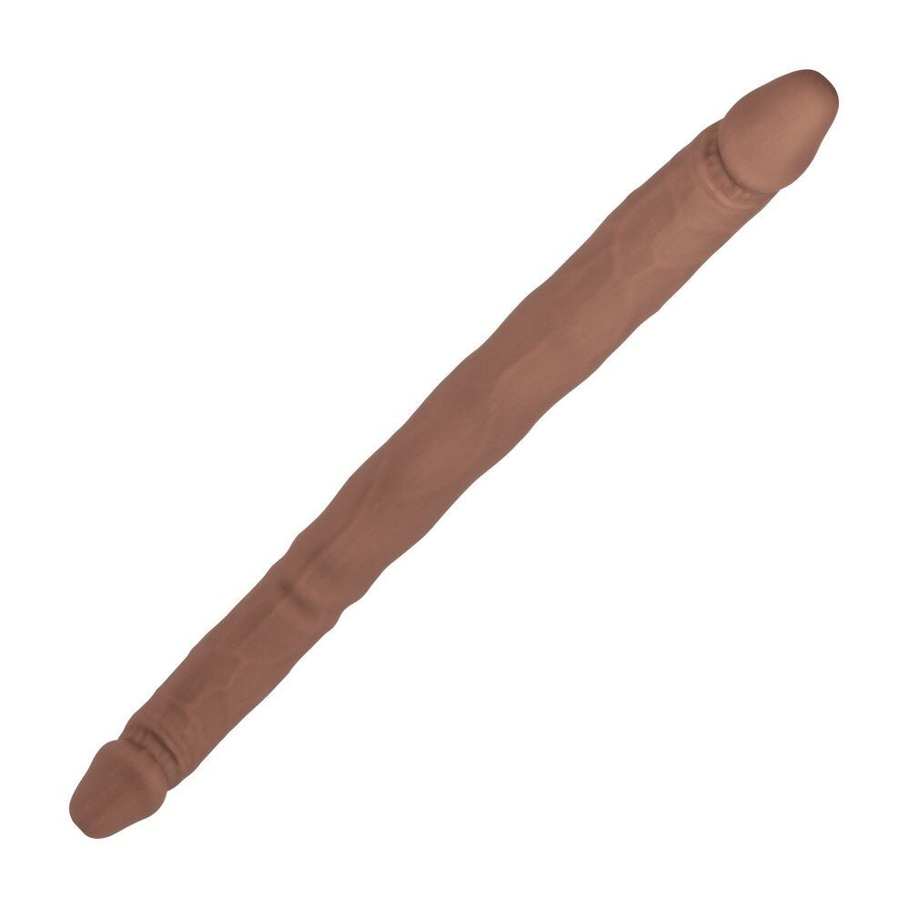 Calex Studs 16'' Bend Dual Dildo -Tan