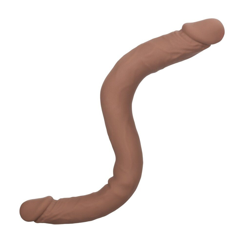 Calex Studs 16'' Bend Dual Dildo -Tan