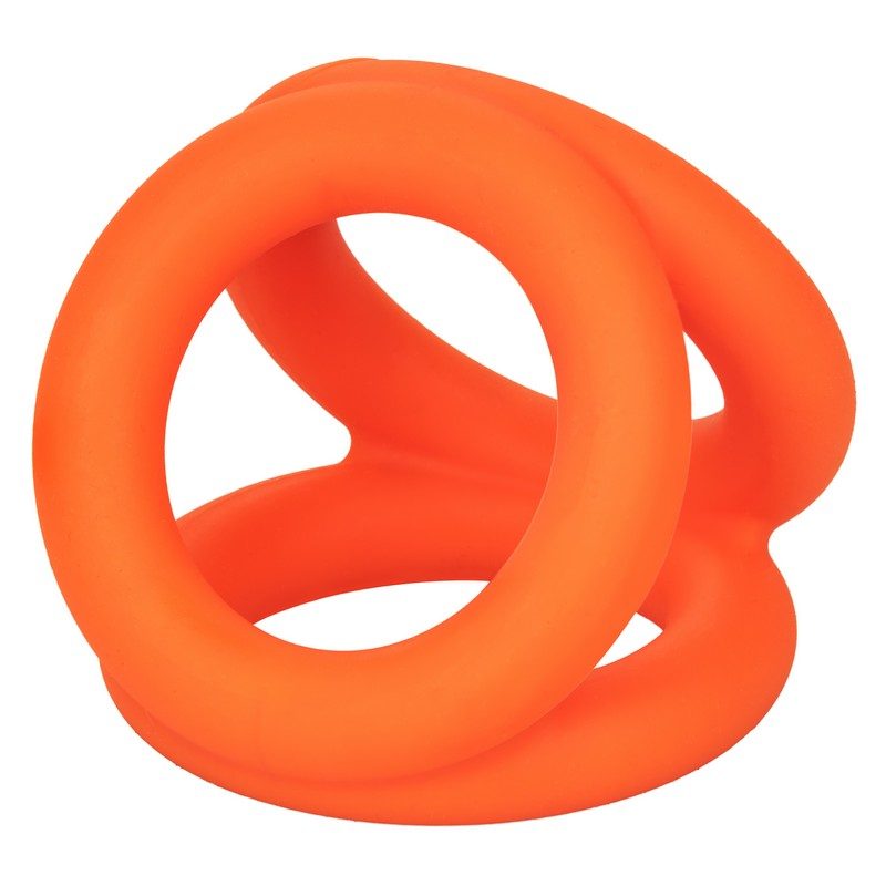 Alpha Liquid Silicone 'Tri-Ring' -Orange
