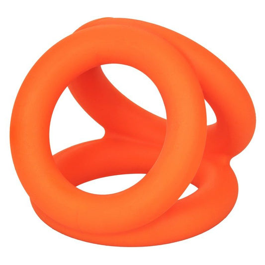 Alpha Liquid Silicone 'Tri-Ring' -Orange