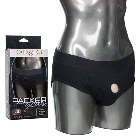 CalExotics Packer Gear Brief Harness, Black, with box