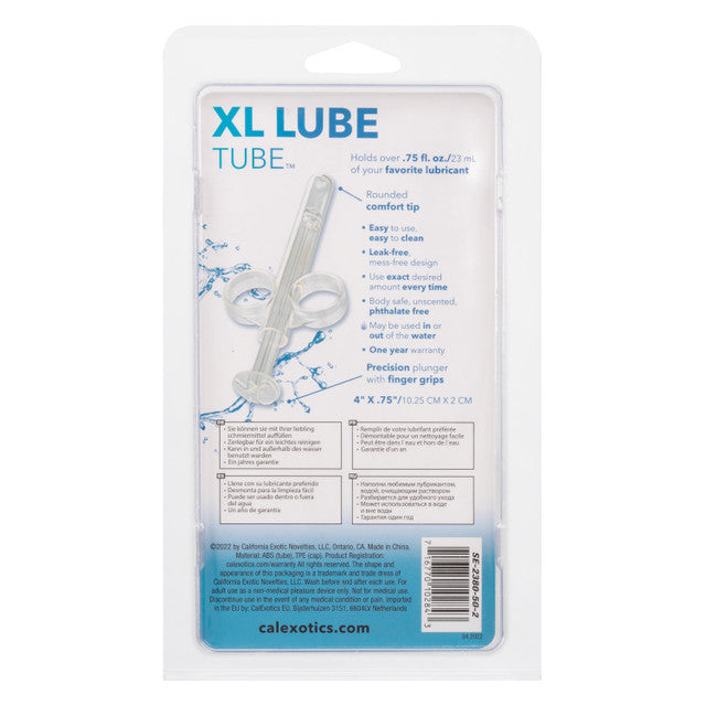 CalExotics XL Lube Tube Shooter - Clear