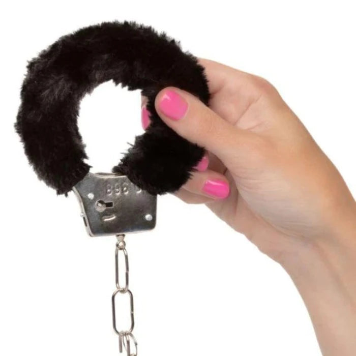 Calex Black Furry Cuffs