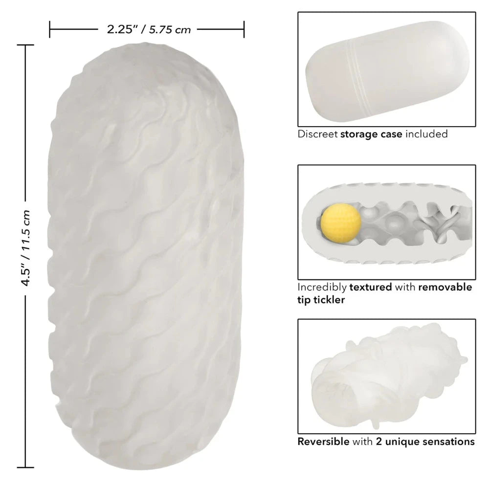 Boundless Reversible  Squishy Ball Stroker