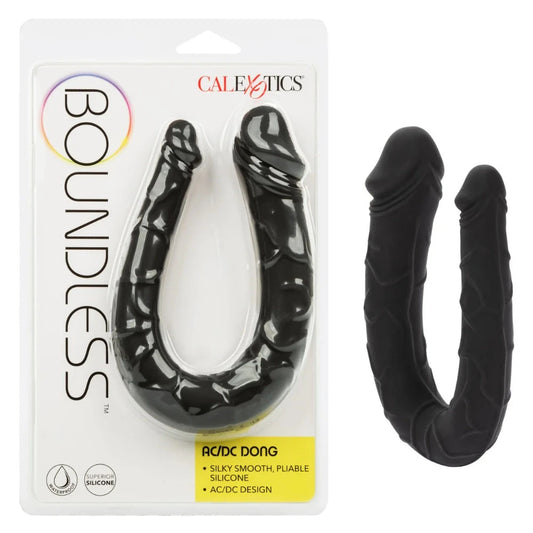 Boundless "AC/DC" Silicone Dong -Black