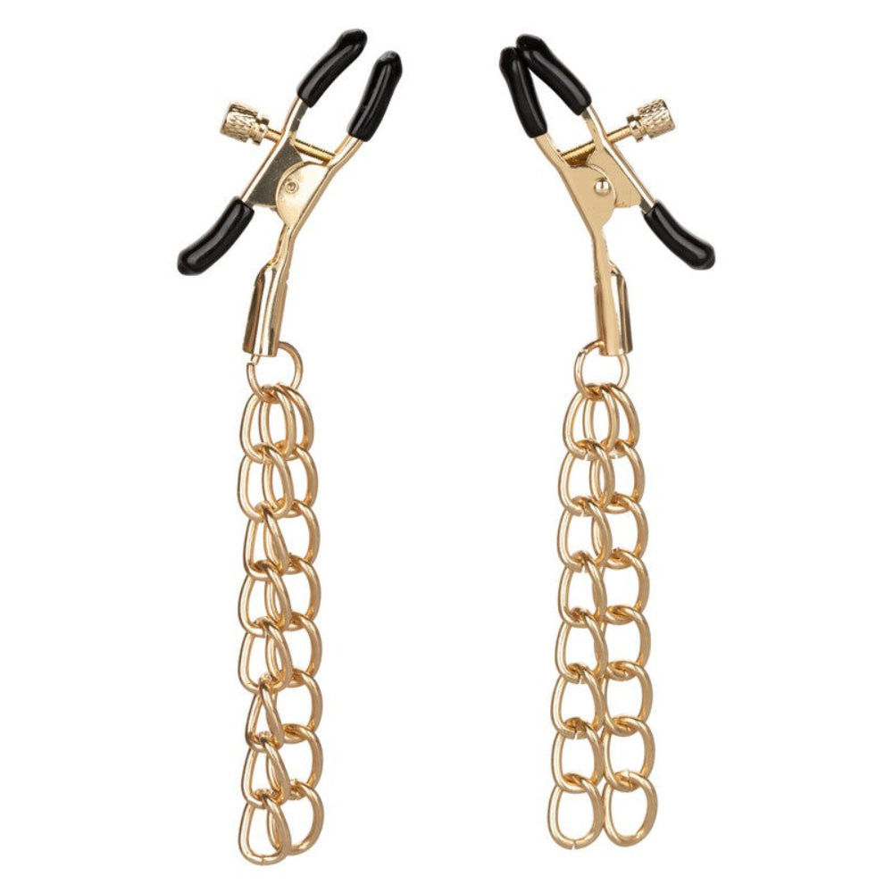 CALEX Ride ‘Em Denim Nipple Clamps