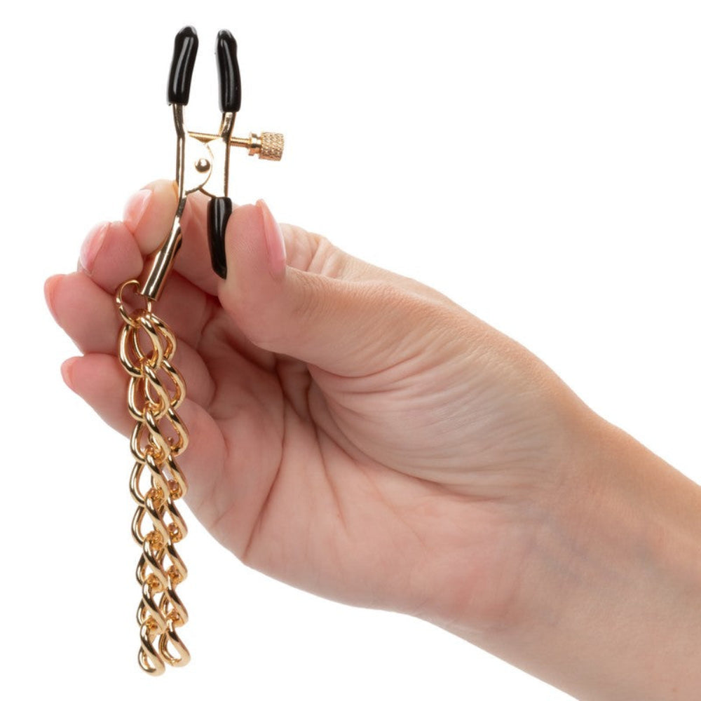CALEX Ride ‘Em Denim Nipple Clamps