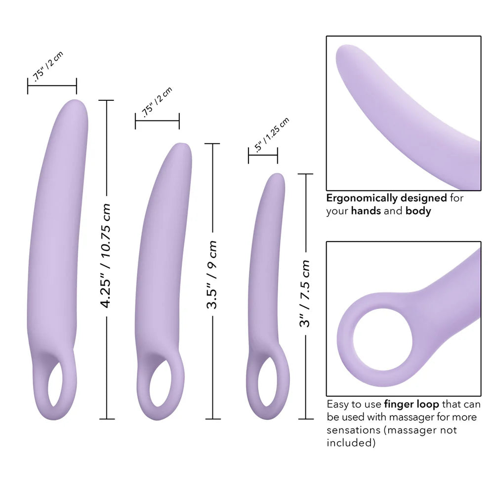 Calex 'Alena' Silicone Dilators 3pc Set