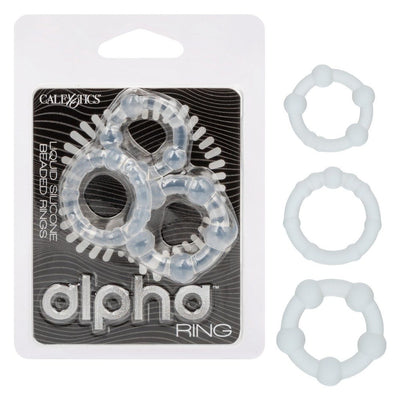 Alpha Liquid Silicone Beaded Cock Rings