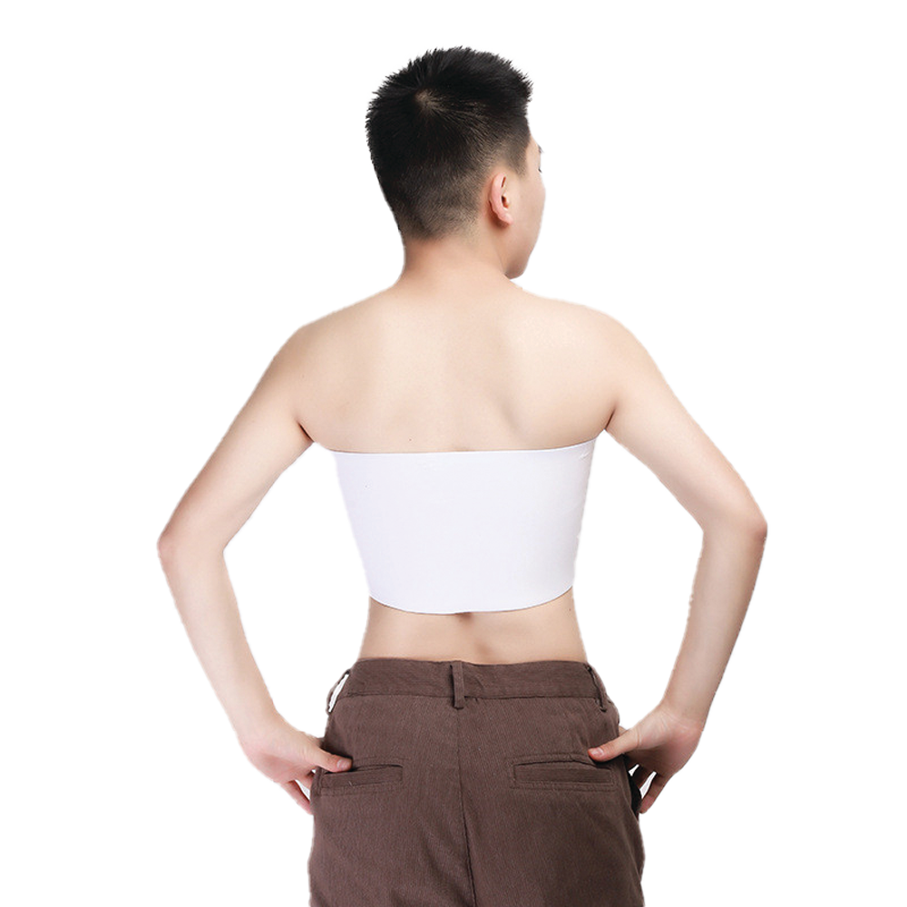 GF Strapless Chest Binder - White