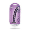 Ouch! 6.5&quot; Beaded G-Spot Dildo -Purple