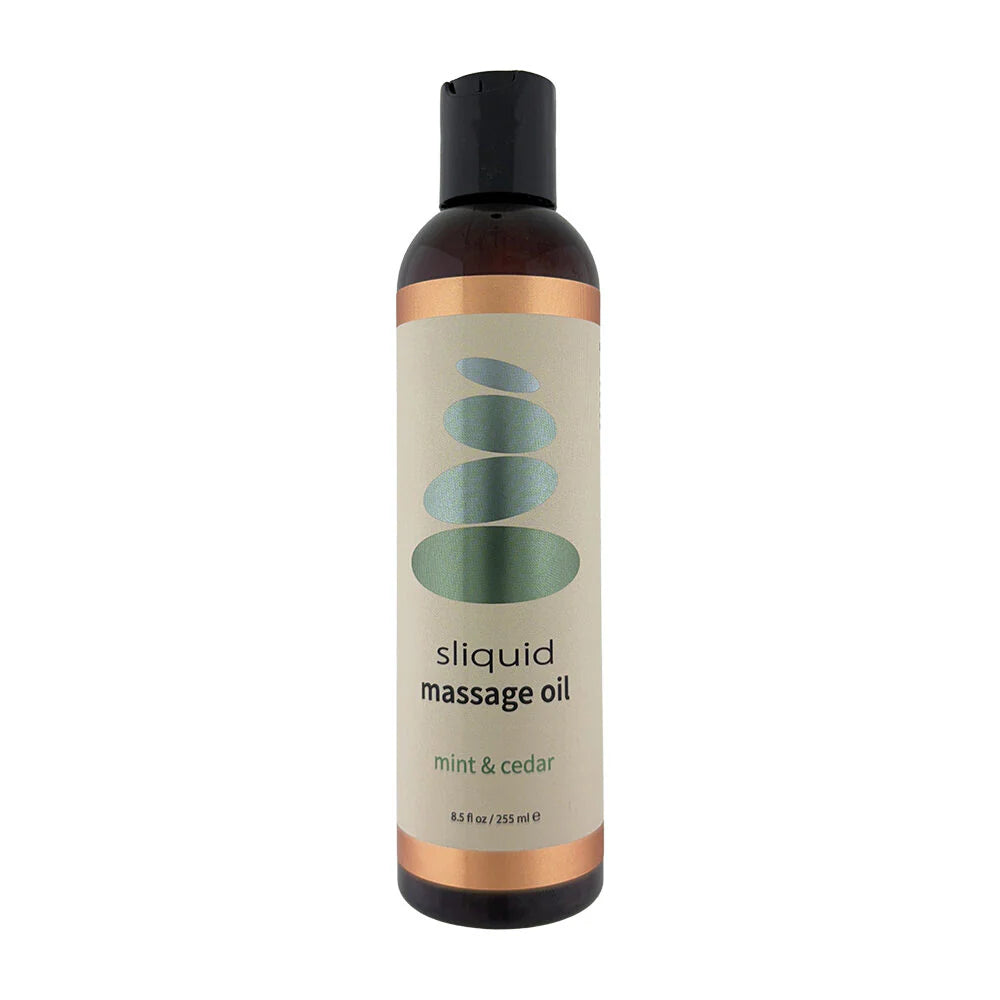 Sliquid Mint & Cedar Massage Oil 8.5oz