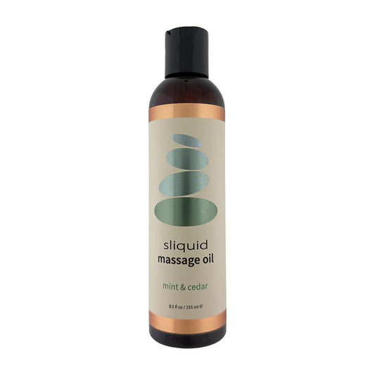 Sliquid Mint & Cedar Massage Oil 8.5oz