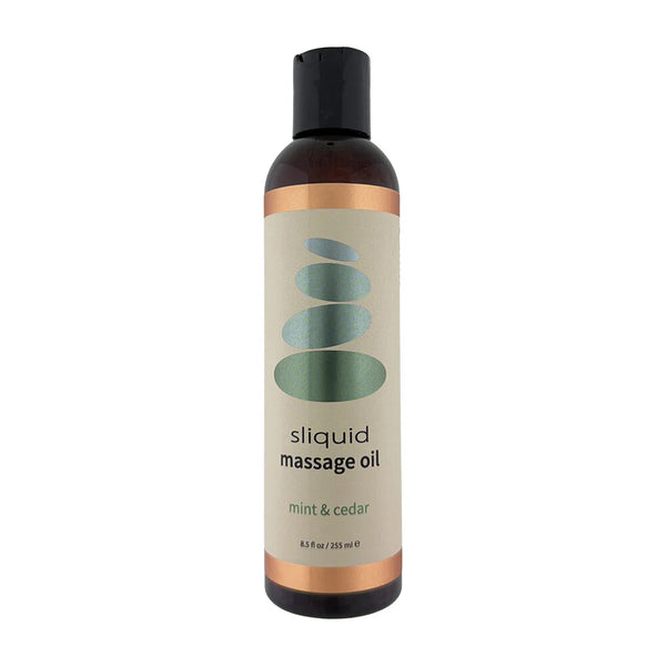 Sliquid Mint & Cedar Massage Oil 8.5oz