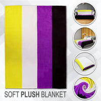 Non-Binary Polar Fleece Blanket 50